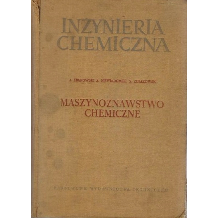 MASZYNOZNAWSTWO CHEMICZNE Krakowski Niewiadomski