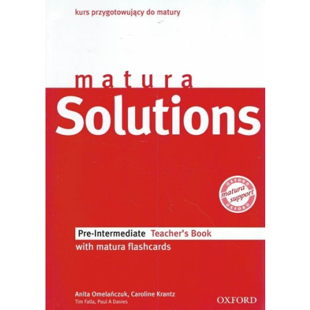 MATURA SOLUTIONS pre-intermediate TEACHER'S BOOK