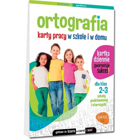 ORTOGRAFIA + GRAMATYKA KARTY PRACY W DOMU I W SZKOLE KL. 2-3