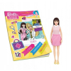 LALKA BARBIE DVF50 GJL65 + KOLEKCJA BARBIE 1-12