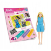 LALKA BARBIE DVF50 GJL65 + KOLEKCJA BARBIE 1-12