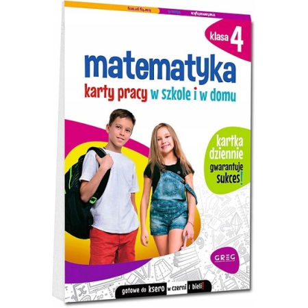 MATEMATYKA KARTY PRACY KL. 4 + TABLICZKA MNOŻENIA