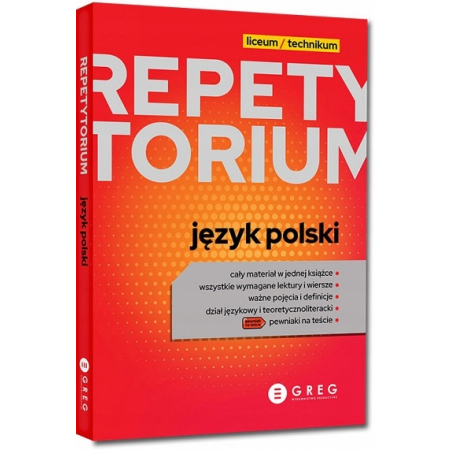 REPETYTORIUM MATURA 2023 JĘZYK POLSKI