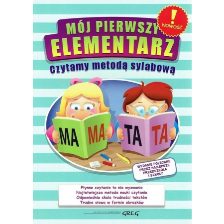 3 x CZYTAMY METODĄ SYLABOWĄ ELEMENTARZ CZYTANKI Greg
