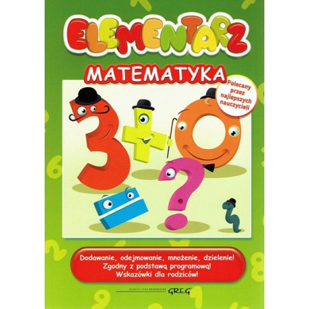 Elementarz Matematyka 4-8 lat Greg BR