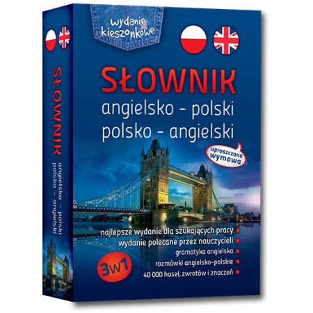 SŁOWNIK ANGIELSKO-POLSKI POLSKO-ANGIELSKI 3w1MINI