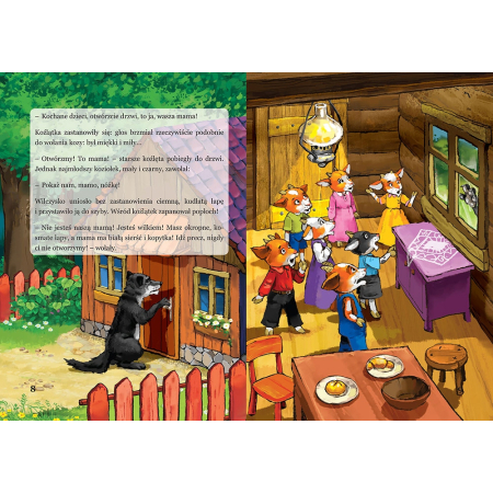Wilk i siedem koźlątek Jakub Wilhelm Grimm Greg