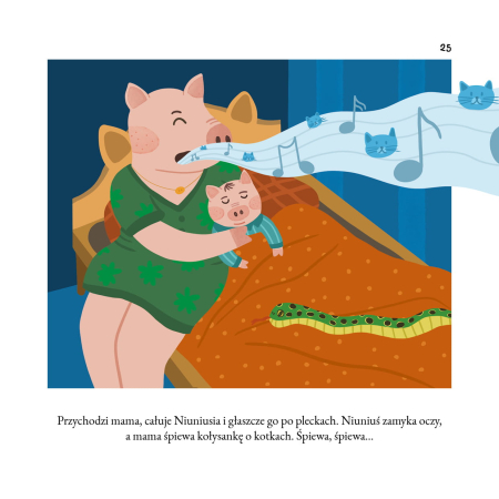 NIUNIUŚ ŚPI BEZ MAMY Aga Nuckowski NATULI (+ zakładka kolorowanka)