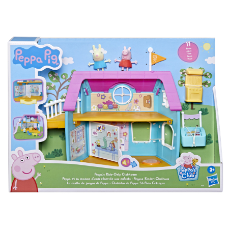 Hasbro Świnka Peppa Domek zabaw Świnki Peppy + 2 figurki F3556