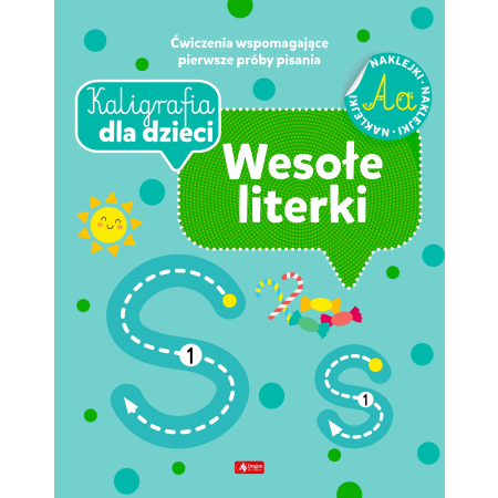 KALIGRAFIA DLA DZIECI Wesołe literki NAUKA PISANIA