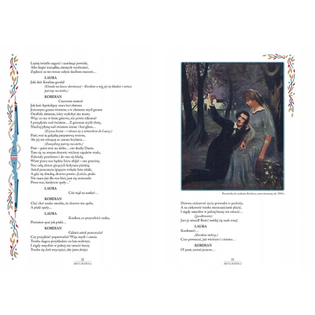 KORDIAN Juliusz Słowacki / twarda oprawa / ilustracje