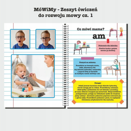 MóWiMy Zeszyt ćwiczeń do rozmowy mowy Cześć 1 + 2 + 3
