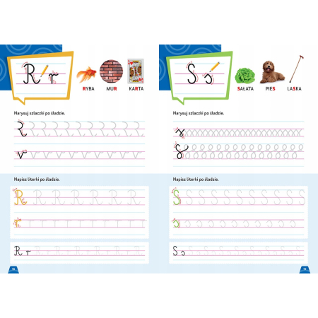 3w1 Ortografia + Gramatyka + Kaligrafia Karty pracy w domu i szkole GREG