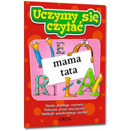 6 x PAKIET UCZYMY SIĘ PISAĆ + CZYTAĆ + LICZYĆ zestaw Greg