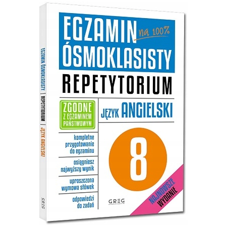 6 x EGZAMIN ÓSMOKLASISTY POLSKI + MATEMATYKA + ANG