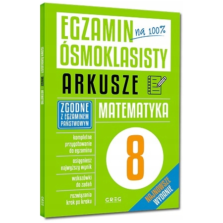 6 x EGZAMIN ÓSMOKLASISTY POLSKI + MATEMATYKA + ANG