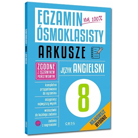 6 x EGZAMIN ÓSMOKLASISTY POLSKI + MATEMATYKA + ANG